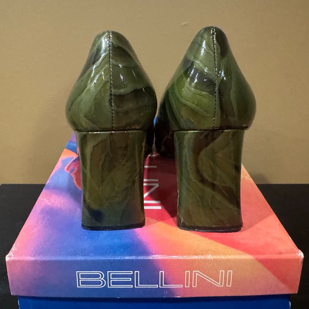 Bellini Olive Green Women's Heels - Picture 4 of 6